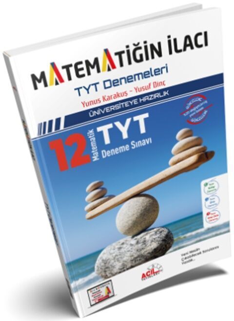 Acil Yayınları TYT Matematiğin İlacı Matematik Denemeleri,Acil Yayınları