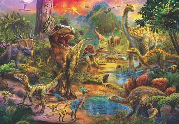 Anatolian Dinozor Kralligi Landscape Of Dinosaurs 500 Parca Puzzle Yapboz 150 1000 Parca Puzzle Kitapiste Com Isimiz Gucumuz Kitap