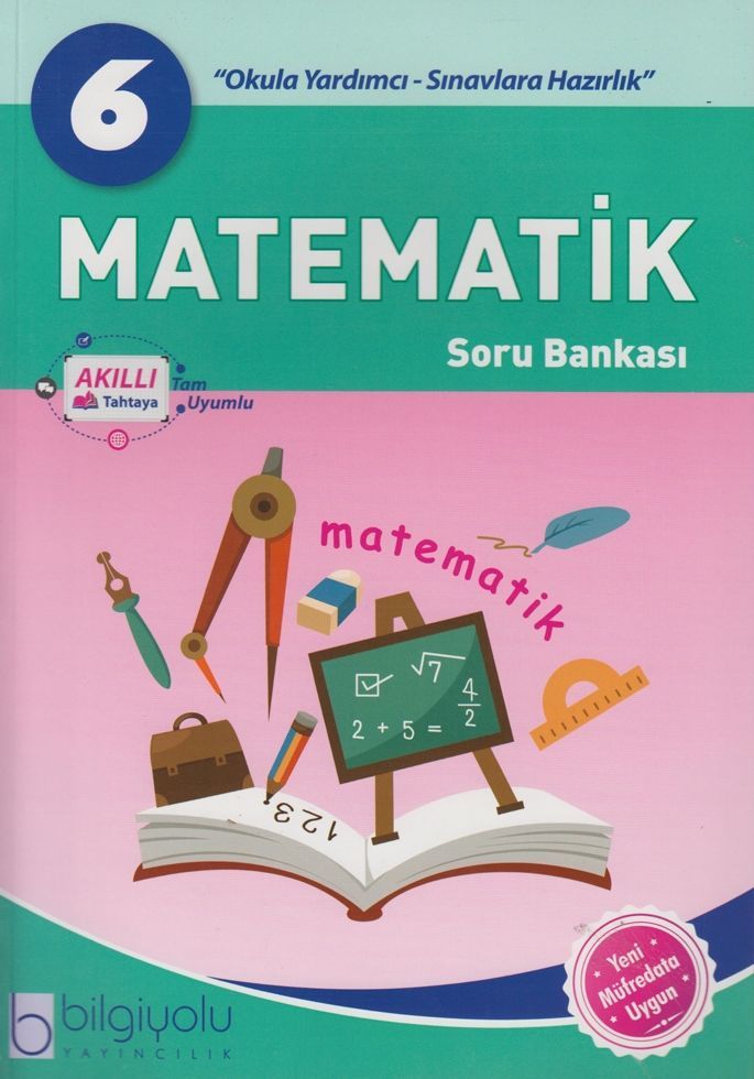 Bilgiyolu Yayincilik 6 Sinif Matematik Soru Bankasi 6 Sinif Soru Bankalari Kitapiste Com Isimiz Gucumuz Kitap