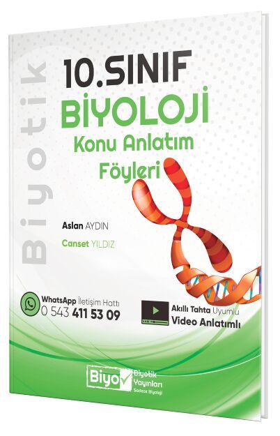 Biyotik Yayınları 10. Sınıf Biyoloji Konu Anlatım Föyleri,Biyotik Yayınları