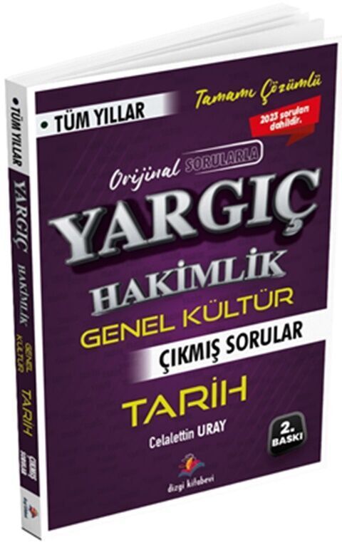 Dizgi Kitap Yargıç Adli İdari Hakimlik Tarih Tüm Yıllar Çıkmış Sorular ...