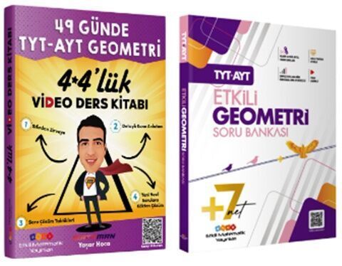 Etkili Matematik Yayınları TYT AYT Etkili Geometri Soru Bankası Ve 49 ...