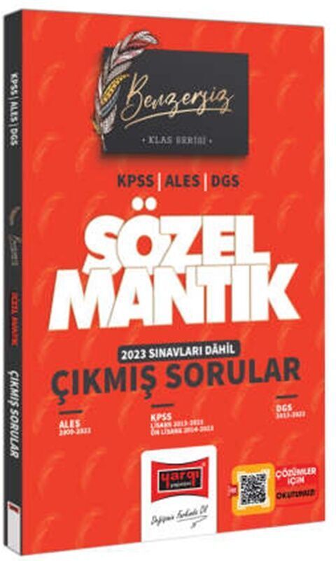 Yargı Yayınları 2024 KPSS ALES DGS Benzersiz Sözel Mantık Çıkmış Son 10 ...