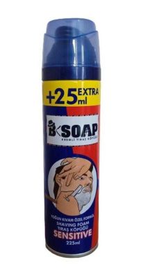 B Soap Tıraş Köpüğü Sensitive 225 Ml