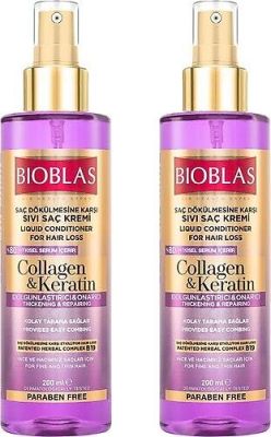 Bioblas Kolajen + Keratin Sıvı Saç Kremi 2 Li