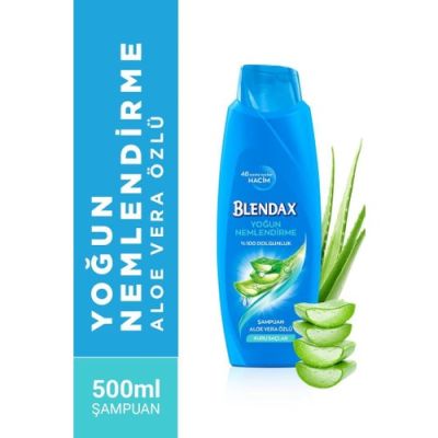  Blendax Yoğun Nemlendirme Aloe Vera Şampuan 500 Ml