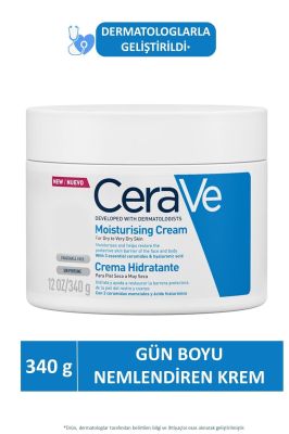  CeraVe Nemlendirici Krem Kuru Ciltler Için Seramid Ve Hyalüronik Asit Içerikli 340 gr