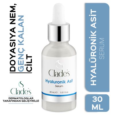 Clades Hyaluronic Asit Yoğun Nemlendirici Cilt Serumu 30 ml