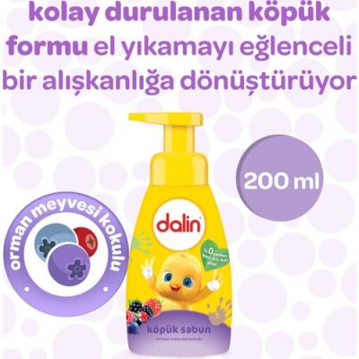  Dalin Köpük Sabun Orman Meyvesi Kokulu 200 ml