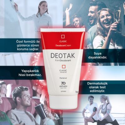  Deotak Normal Ciltler Için Klasik Krem Deodorant 35ml