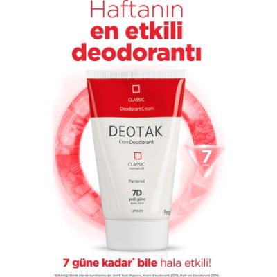  Deotak Normal Ciltler Için Klasik Krem Deodorant 35ml