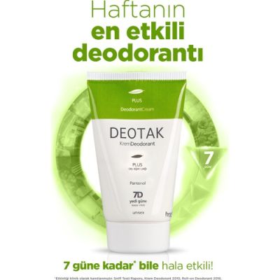  Deotak Plus Krem Deodorant 35 Ml 8692255100134