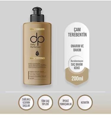 dp Daily Perfection Çam Terebentin Durulanmayan Saç Bakım Kürü 200 ml