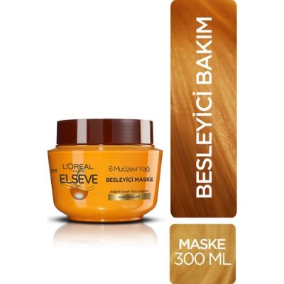 Elseve L'oréal Paris Mucizevi Yağ Besleyici Maske 300 ml