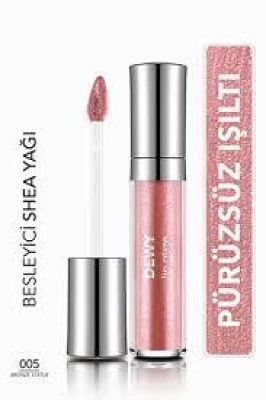 Flormar Dewy Lip Glaze Nemlendirici Etkili Yarı Transparan Dudak Parlatıcısı 005