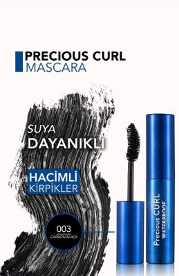 Flormar Hacim Ve Kıvrım Veren Waterproof Maskara Carbon Black 003