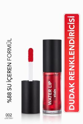 Flormar Kalıcı Mat Dudak Tint'i Kırmızı Water Lip Stain 002