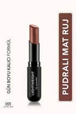 Flormar Mat Ruj - Lightweight Lip Powder - 005 Coffee Lover