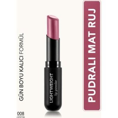 Flormar Mat Ruj - Lightweight Lip Powder - 008 Lucky Me