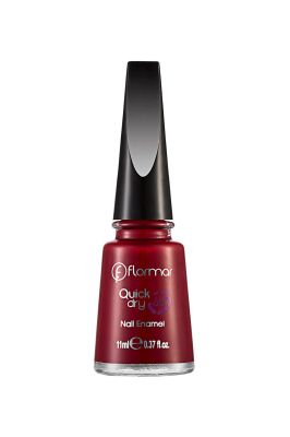  Flormar Oje - Quick Dry Nail Enamel QD06 Fiery Red