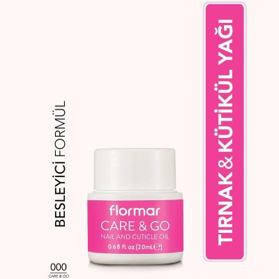 Flormar Pratik Süngerli Tırnak Bakım Yağı - Care & Go Nail Care - 000