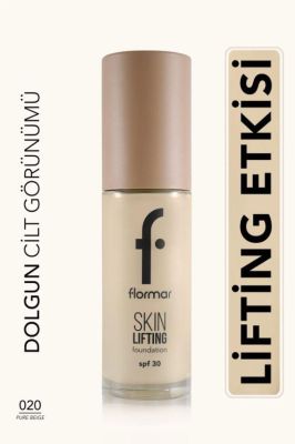 Flormar Spf30 Sıkılaştırıcı Fondöten - Skin Lifting Fdt. - 020 Pure Beige