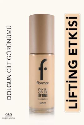 Flormar Spf30 Sıkılaştırıcı Fondöten - Skin Lifting Fdt. - 060 Golden Neutral