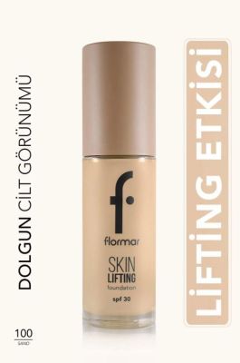 Flormar Spf30 Sıkılaştırıcı Fondöten - Skin Lifting Fdt. - 100 Sand