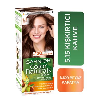 Garnier Color Naturals Saç Boyası 5.15 Kışkırtıcı Kahve