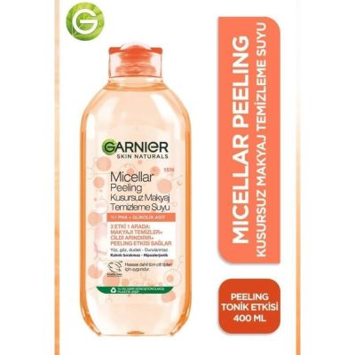 Garnier Micellar Peeling Kusursuz Makyaj Temizleme Suyu 400 ml