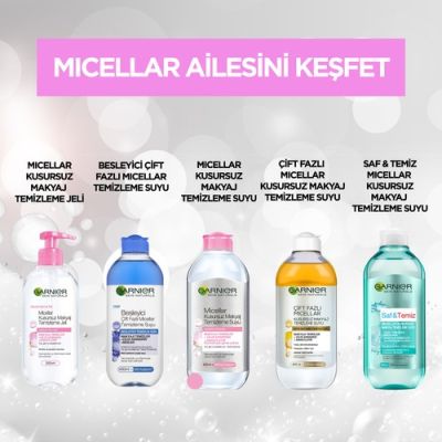  Garnier Saf & Temiz Kusursuz Makyaj Temizleme Suyu 400 ml