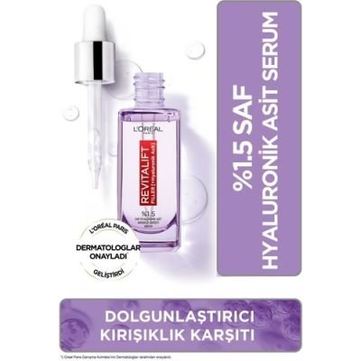  L'Oréal Paris Revitalift Filler %1.5 Saf Hyaluronik Asit Kırışıklık Karşıtı Serum- 30 ML