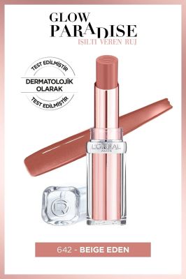 L'Oreal Paris L'oréal Paris Glow Paradise Balm-in-lipstick - Işıltı Veren Ruj 642 Beige Eden BLMNSHINEADD