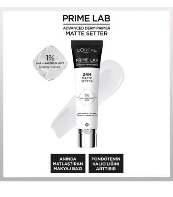  L'Oreal Paris Prime Lab Matte Setter Matlaştırıcı Makyaj Bazı