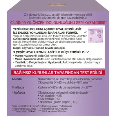  L'Oreal Paris Revitalift Filler Yoğun Dolgunlaştırıcı Yaşlanma Karşıtı Gündüz Kremi 50ml - Hyaluronik Asit 3432