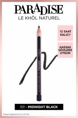 L'Oreal Paris Superliner Le Khol Göz Kalemi Eyeliner 101 Midnight Black 9g 3600523409273