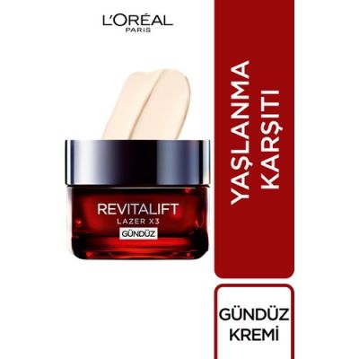 L'Oreal Paris Yaşlanma Karşıtı Krem - Dermo Expertise Revitalift Laser X3 50 ml 3600522365044