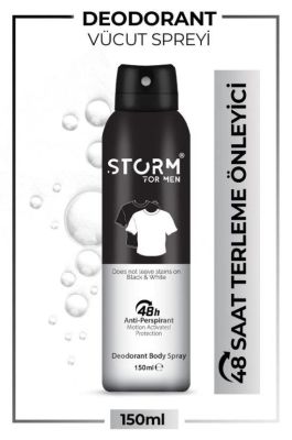 Lady Storm Erkek Deodorant Sprey Black & White 150 ml