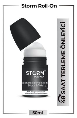 Lady Storm Erkek Roll On Terleme Karşıtı Black & White 50 ml