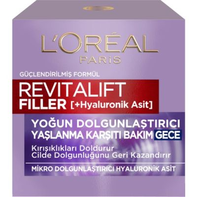  L’Oréal Paris Dermo Revitalift Filler Gece Kremi 50 ml