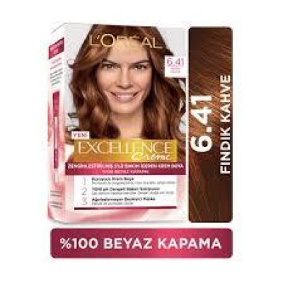 Loreal Paris Excellence Creme 6.41 Fındık Kahve Saç Boyası