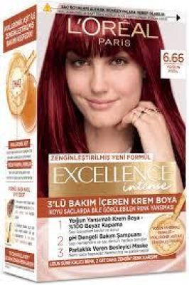 Loreal Paris Excellence Intense 6.66 Yoğun Kızıl