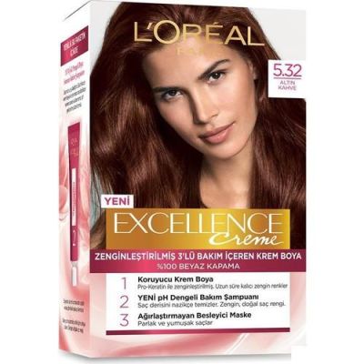 Loreal Paris Excellence Creme 5.32 Altın Kahve