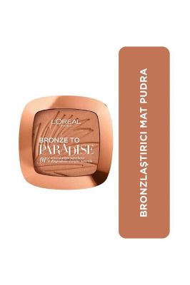 LOreal Paris L'Oréal Paris Bronze to Paradise Mat Bronzlaştırıcı Pudra 02 Baby One More Tan