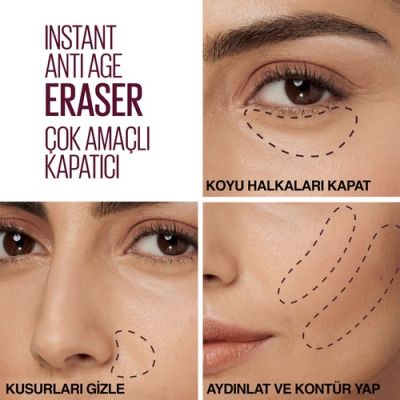  Maybelline New York Kapatıcı - Instant Age Eraser Concealer 04 Honey 3600531396848