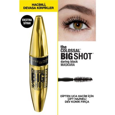  Maybelline New York The Colossal Big Shot Daring Black Maskara - Ekstra Siyah 30143401