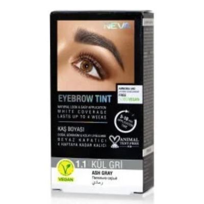 NevaEyebrow Tınt Kaş Boyası 15ml 1.1 Küllü Gri