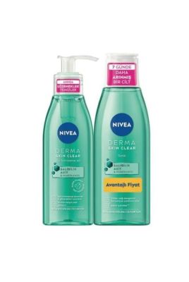 Nivea Derma Skin Clear Yüz Temizleme Jeli 150 ml+Nivea Tonik 200 Set