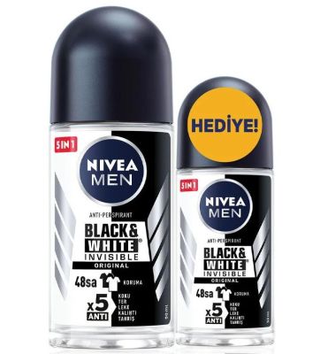 Nivea Men Black&White Original Roll On Deo 50+25 ml