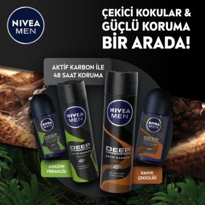  Nivea Men Deep Dimension Amazonia Roll-on Deodorant 50 ml 67614